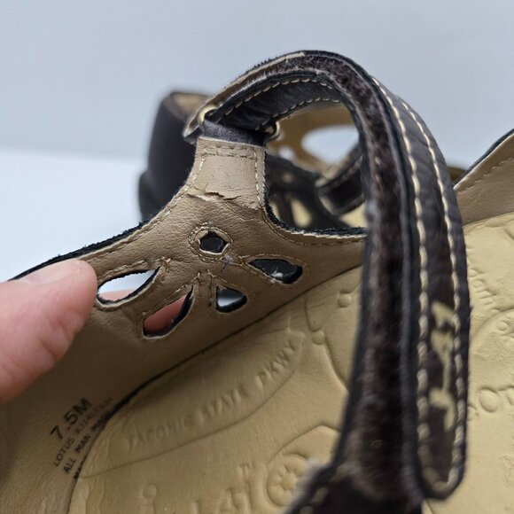 J-41 Adventure | brown granola sporty mary jane sneakerina shoes | WMS 7.5 - Picture 4 of 9